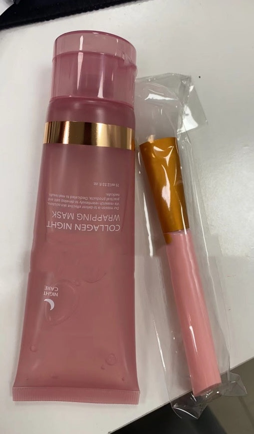 Face Night Mask – Collagen Wrapping Mask for Skin Firming & Hydration